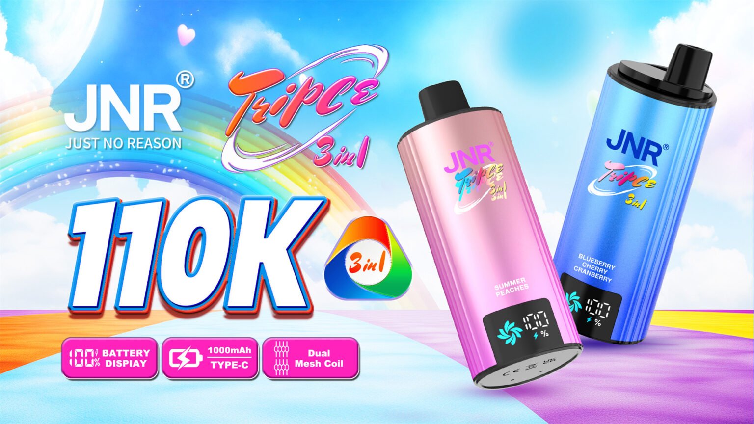 jnr triple 3 in 1 110k built in animated screen pvbfrjt110000