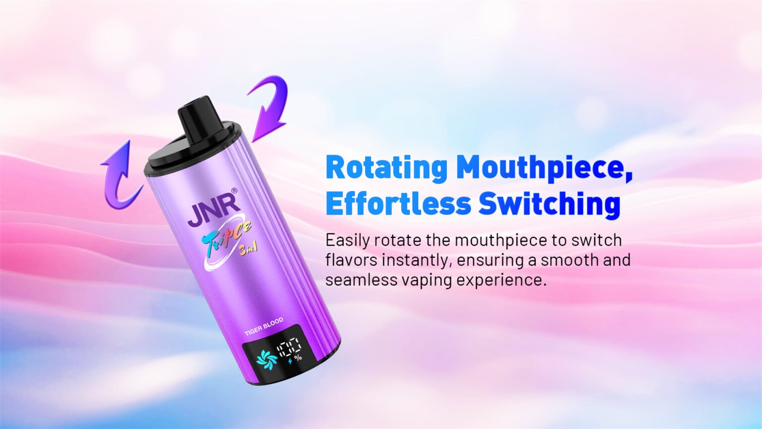 jnr triple 3 in 1 110k built in rotating mouthpiece pvbfrjt110000