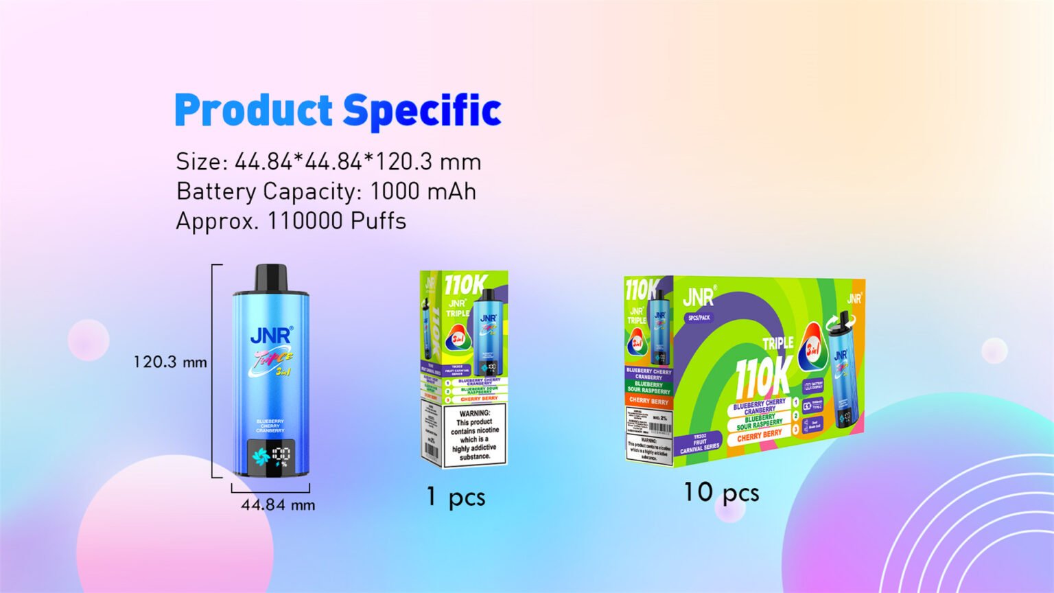 jnr triple 3 in 1 110k produktspezifisch pvbfrjt110000