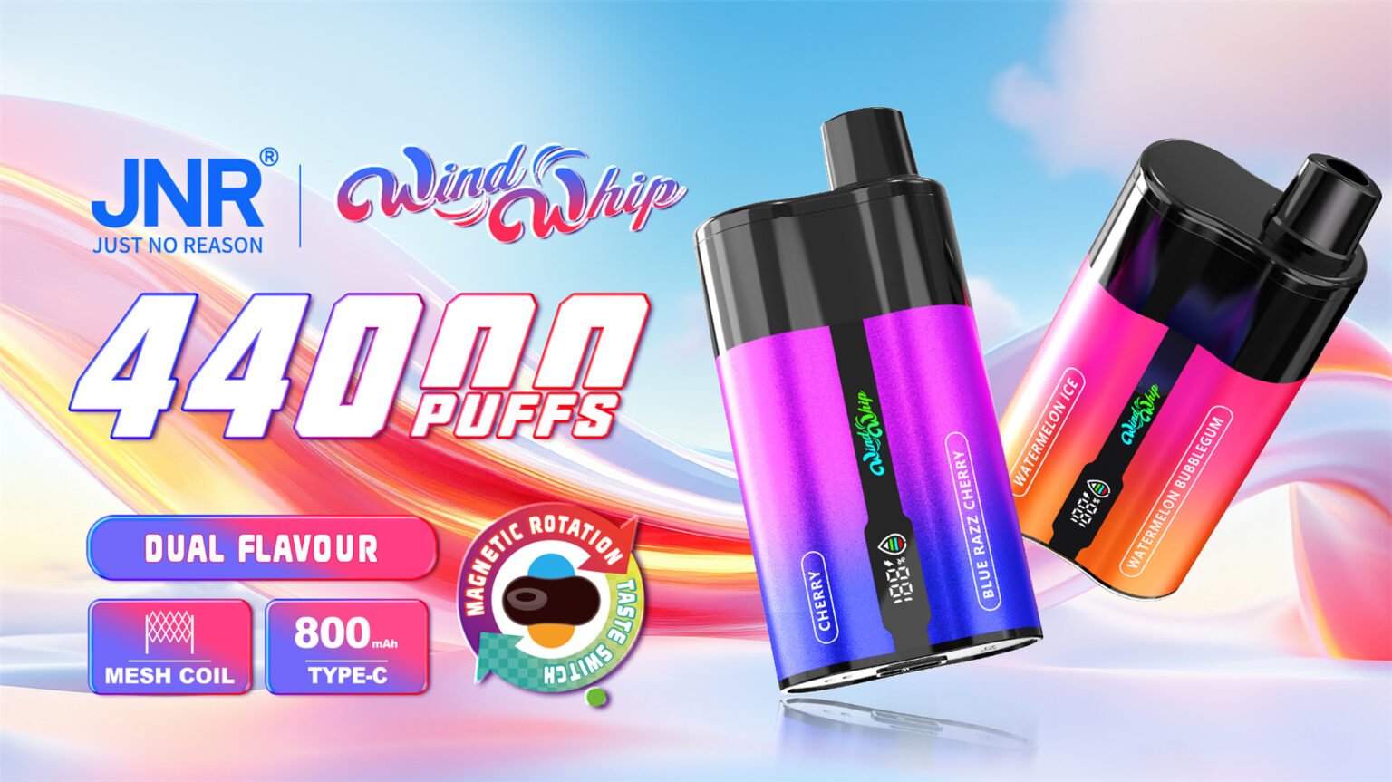 jnr windwhip 44000 ultra long vaping performance pvbfrjww44000