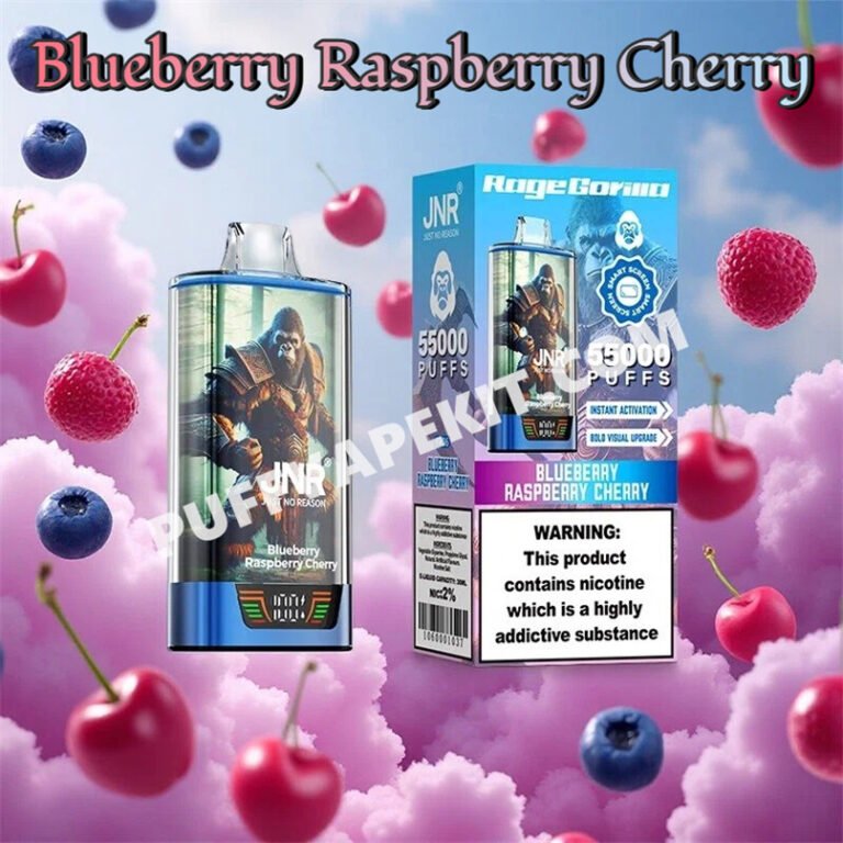 blueberry raspberry cherry jnr ragegorilla 55000 pvbfrjrg55000