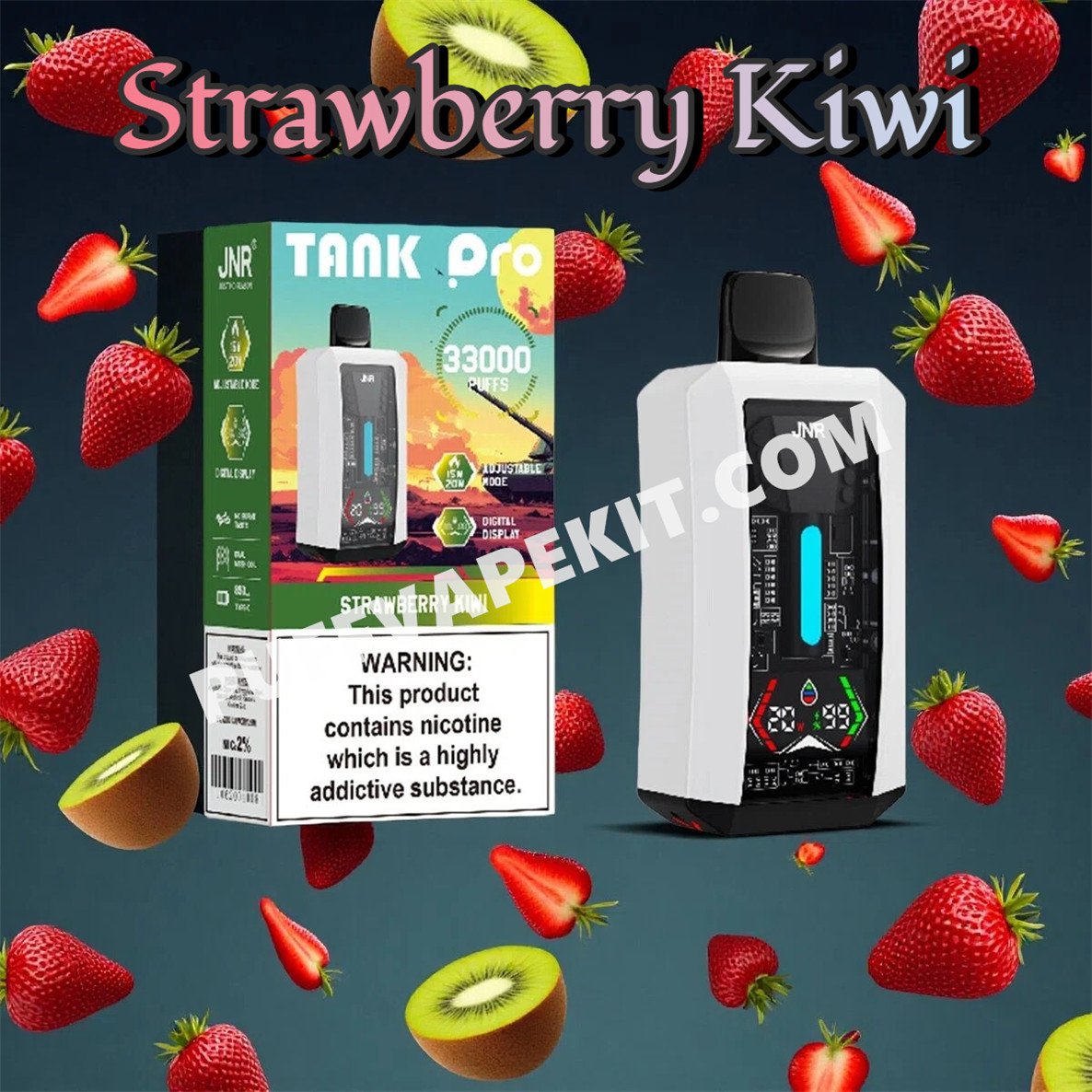 strawberry kiwi jnr tank pro 33000 pvbfrjtp33000