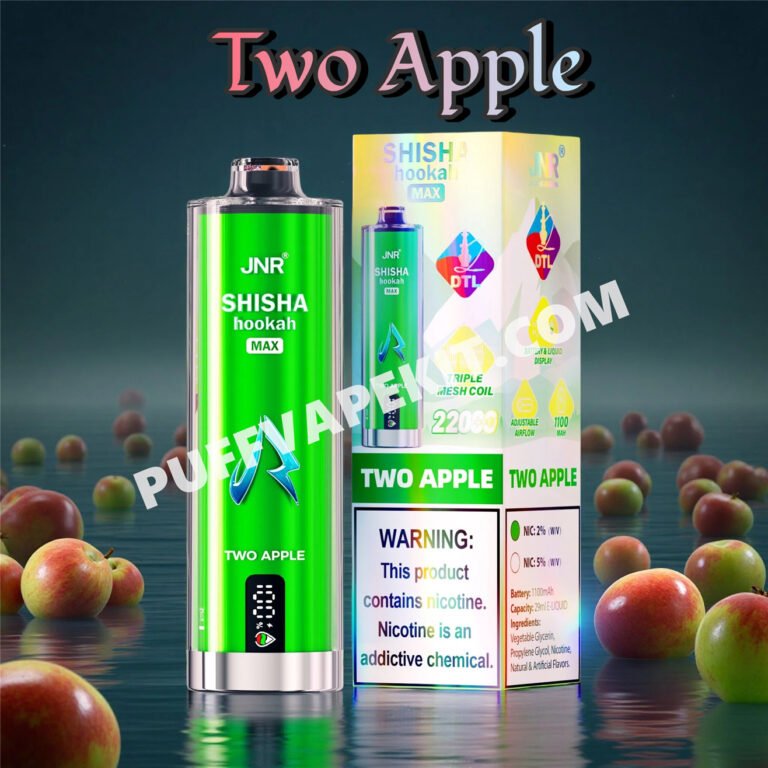 two apple jnr shisha max 22000 pvbfrjsm22000