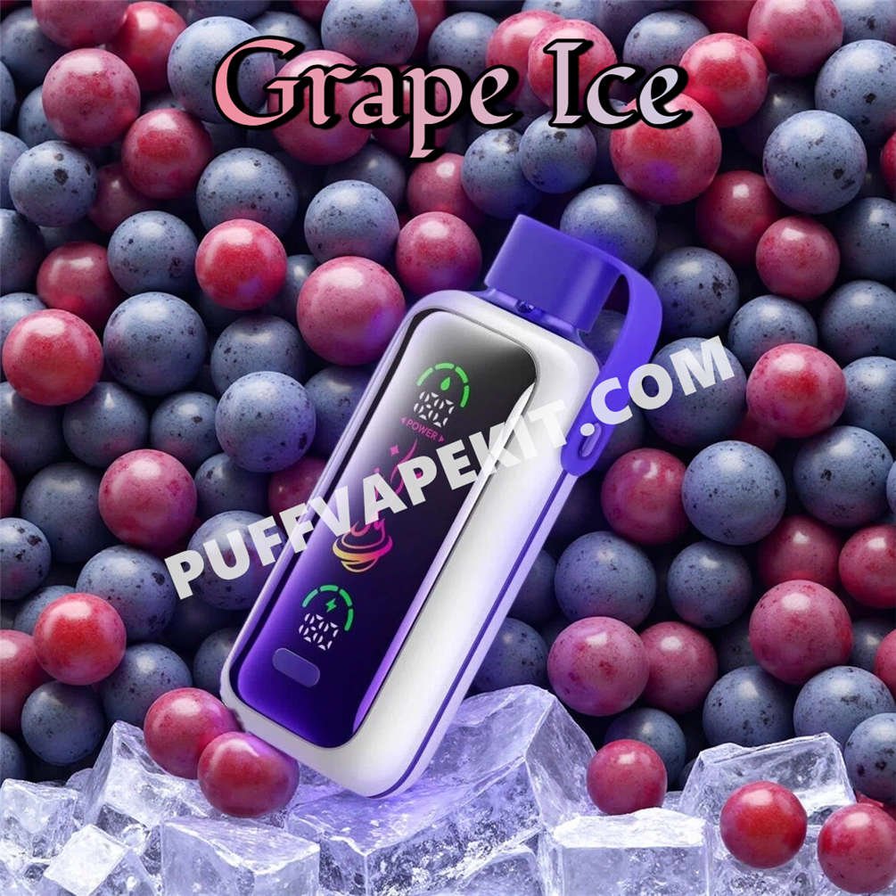 Cigarette électronique Vozol Star 20K Grape Ice au milieu de raisins frais et givrés Cigarette électronique Vozol Star 20K Grape Ice au milieu de raisins frais et givrés