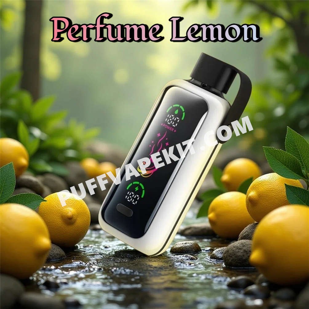 Cigarette électronique Vozol Star 20K Perfume Lemon parmi des citrons parfumés frais