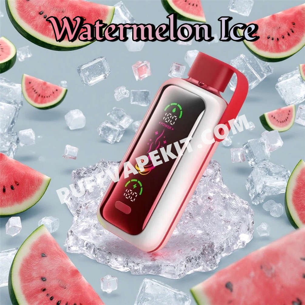 Vozol Star 20K Watermelon Ice avec de grandes tranches de pastèque givrée tout autour Vozol Star 20K Watermelon Ice avec de grandes tranches de pastèque givrée tout autour